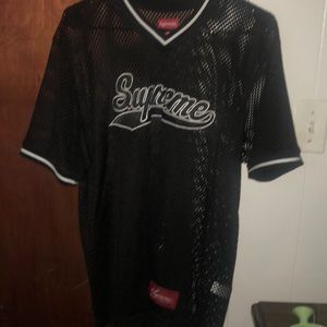 supreme mesh baseball top